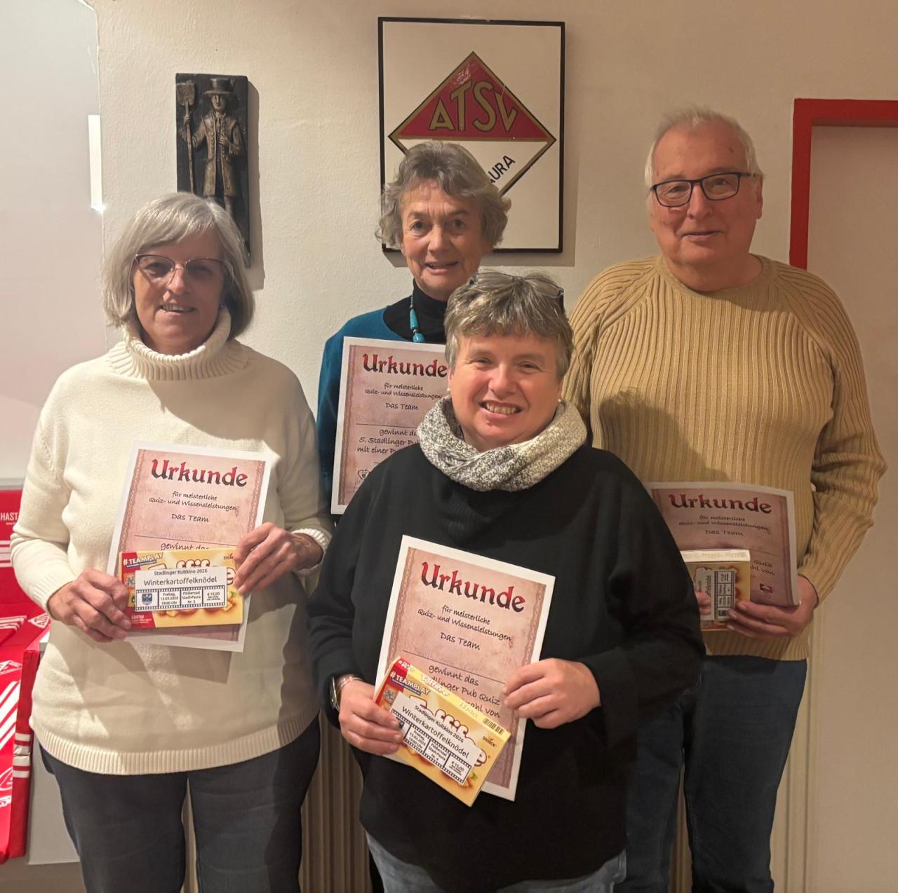 5. Stadlinger Pub Quiz Siegerfoto