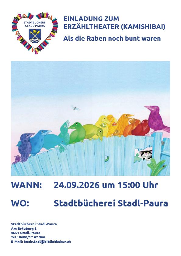 2026-09-24 Erzähltheater Als die Raben noch bunt waren
