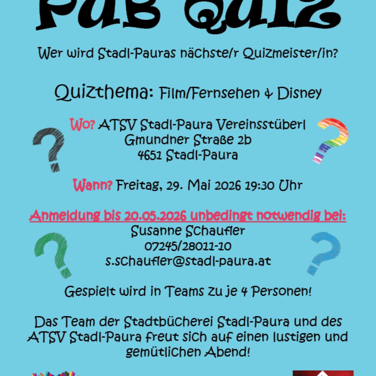 Pub Quiz 29.05.2026